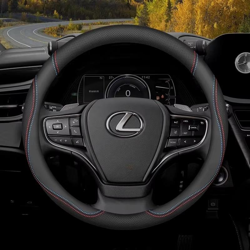 WRSP5 Leather Steering Wheel Cover for Lexus RX NX ES IS UX GX LX CT GS LS 300h 350 400h 450h 570 etc Interior Accessories