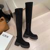 Over-knee boots women's thick-soled women's boots 2025 new spring and autumn high knight boots small boots