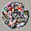 51pcs Elvis Presley Graffiti Stickers for Laptop, Luggage, Skateboard & Car Decoration