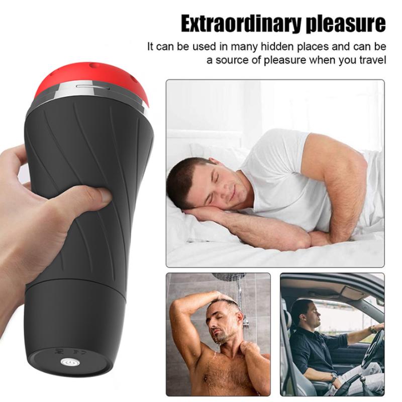 Automatic Male Masturbation Cup Electric Masturabator Men Vibrating Sex Toys For Men Sucking Artificial Vagina Pocket Pussy Toys