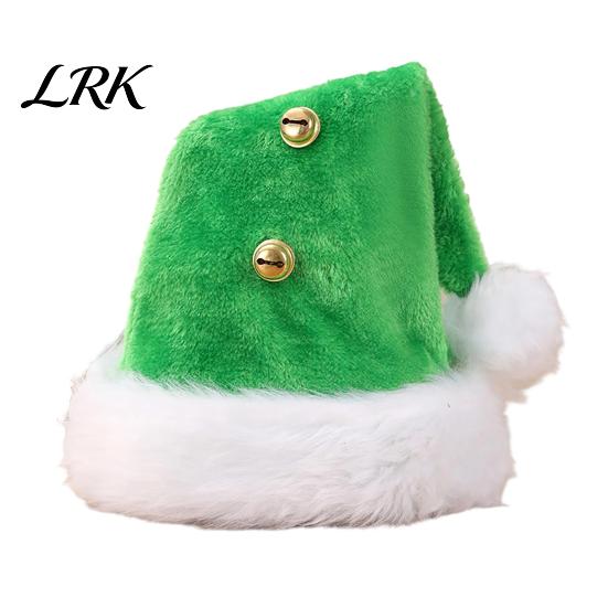 Party Favor for Christmas Event Hat with Bells, Plush Santa Pompom, Creative Holiday Gift Kids Unisex Jingle Bell Adults, Headpiece Cozy Warm
