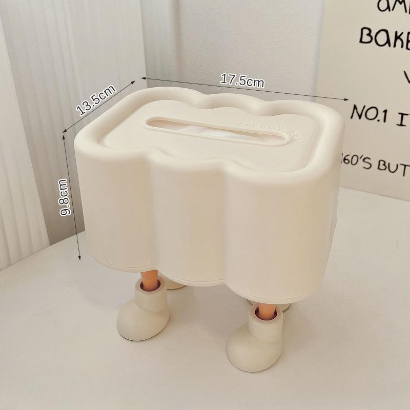 Desktop Tissue Box Household Living Room Cloud Pumping Paper Box Table Napkin Storage Box