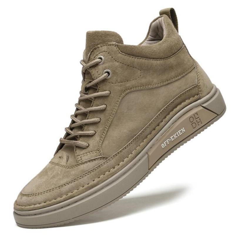 Winter Schneestiefel Retro Stiefel Herrenschuhe High Top Sneaker Freizeitschuhe Mode Herren Plüsch Warm Hohe Qualität Cowboy Stiefel