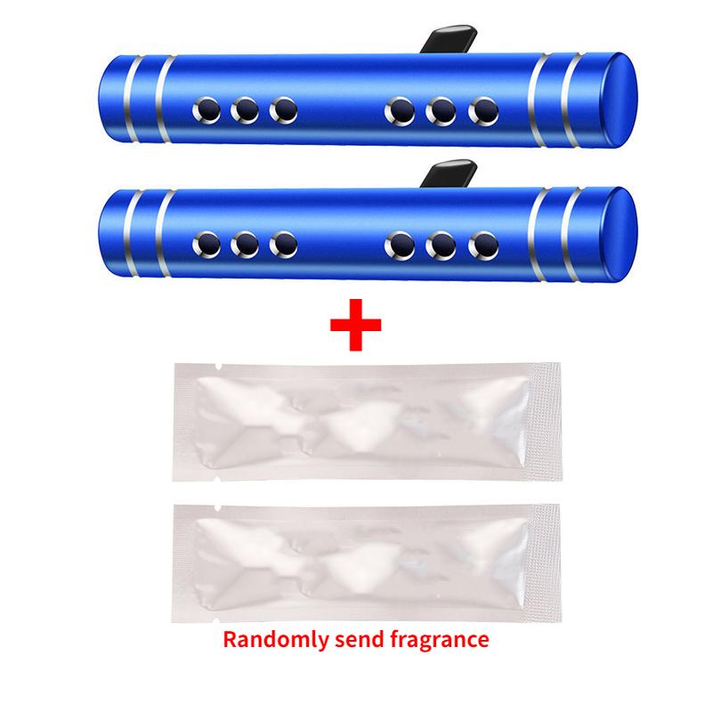 Car Air Fresheners Aroma Diffuser Vent Clips Perfume Essential Oil Sticks Women Men Automotive Fragrance Decoration Accessorie