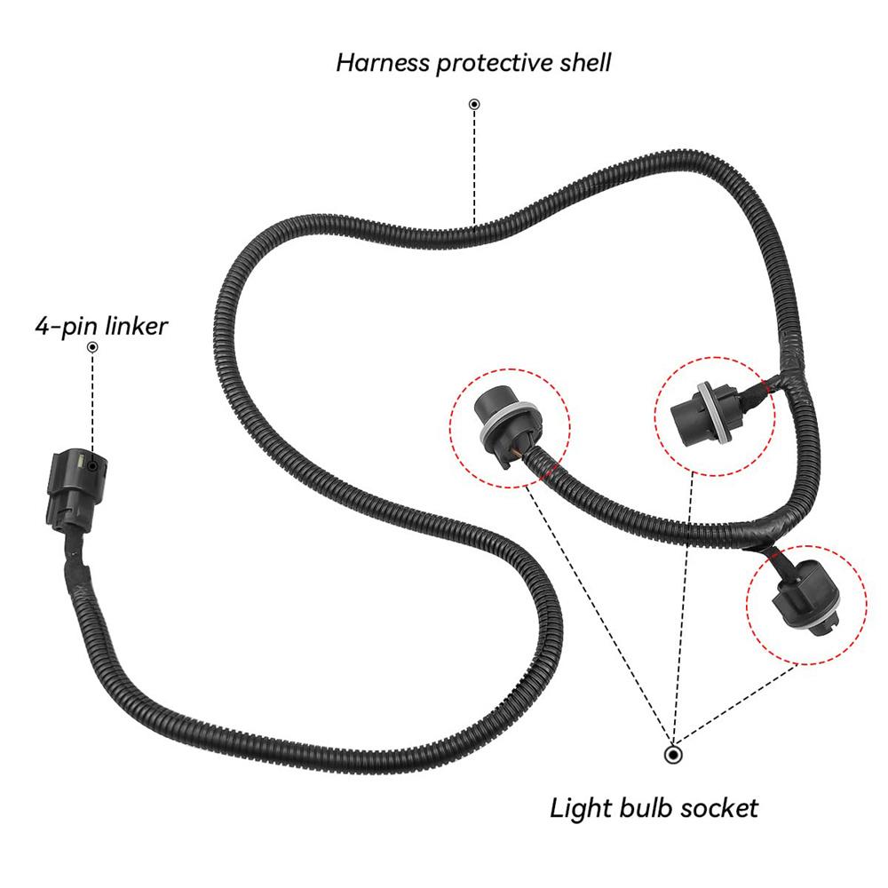 Driver Side Tail Lamp Wiring Harness 23295978 For Chevrolet Silverado 1500 16-19
