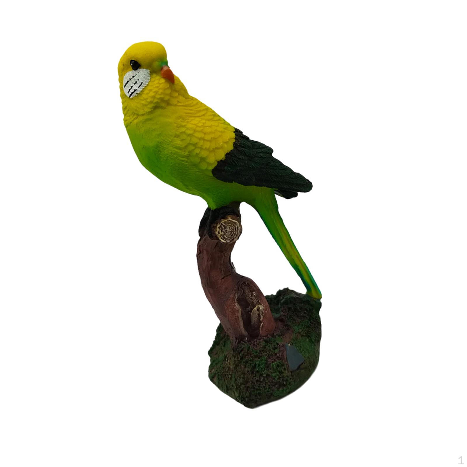 

Фигурка попугая из смолы, декор для книжной полки в гостиной дома Yellow Green