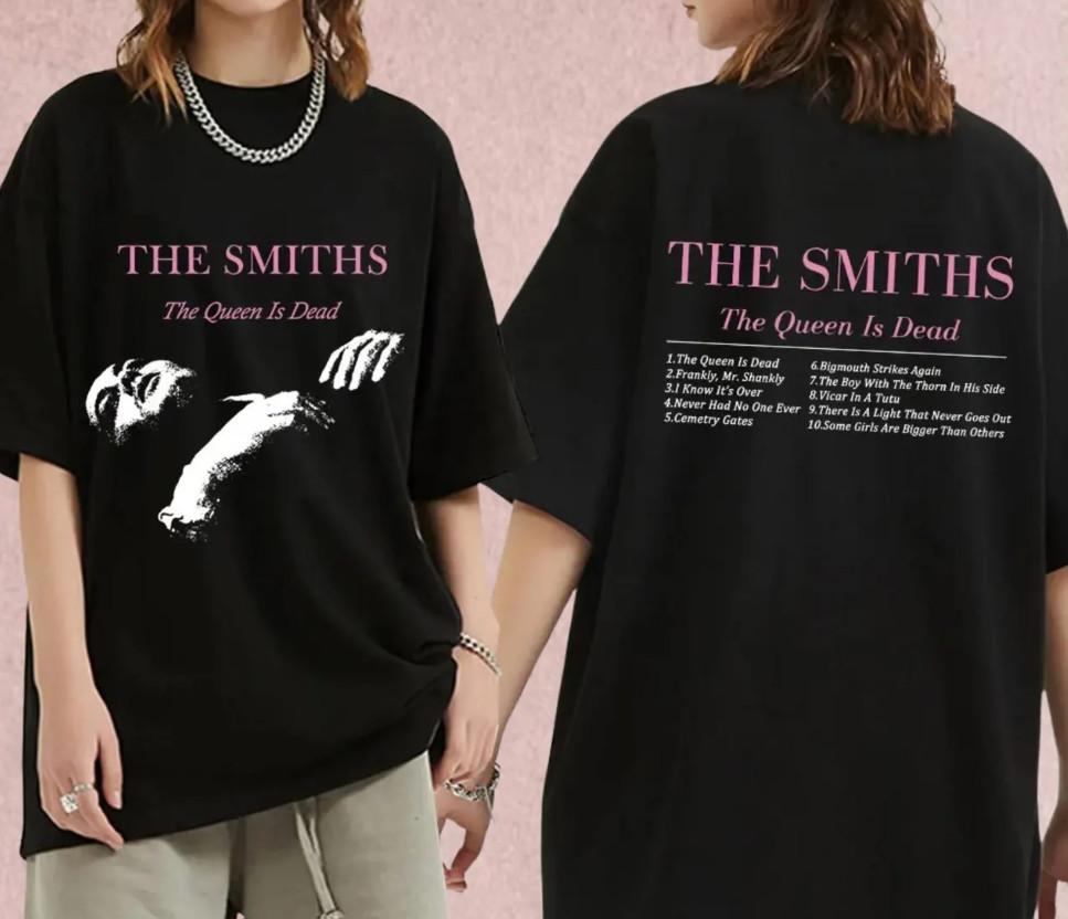The Smiths The Queen Is Dead Tee Punk Rock Graphic Band T Shirt Unisex T-Shirt L