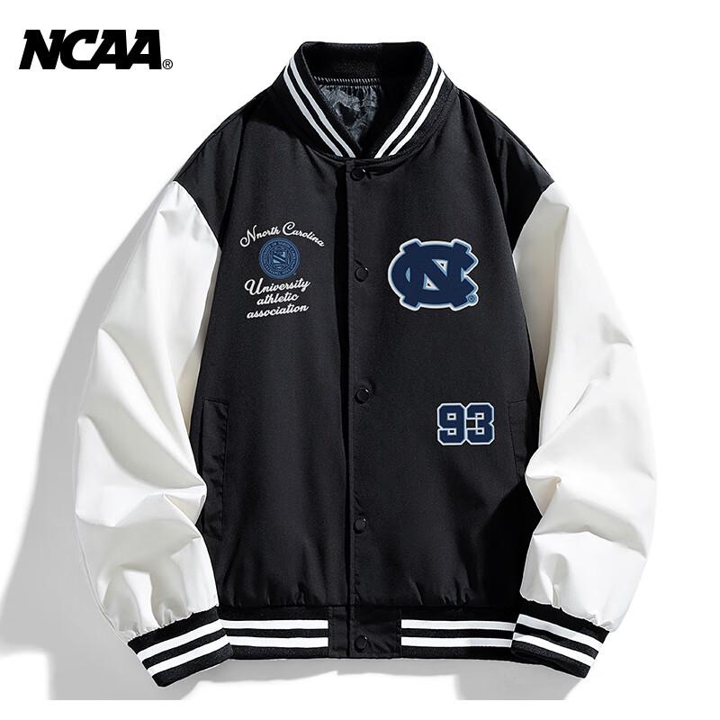 NCAA Logo Print Varsity Jacket