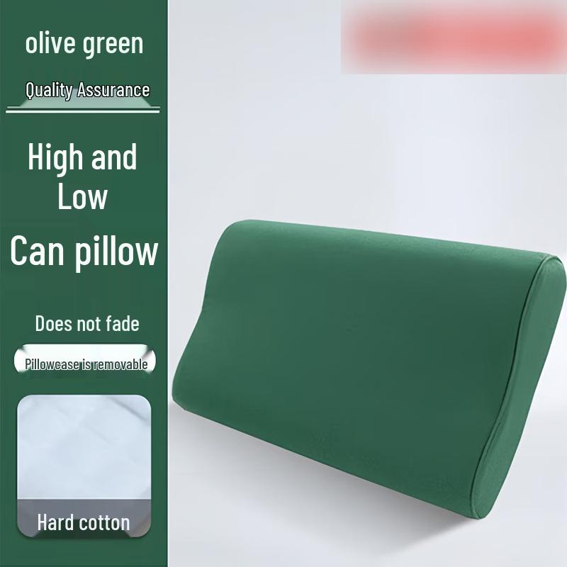 Military-Style Hard Cotton Dormitory Pillow