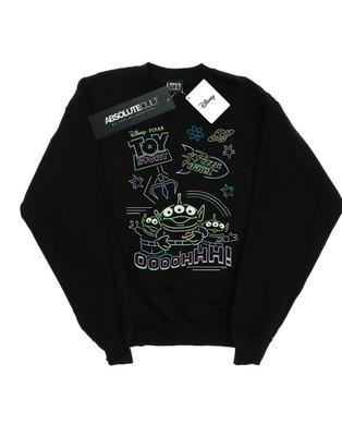 Mens Toy Story Neon Little Green Men Sweatshirt