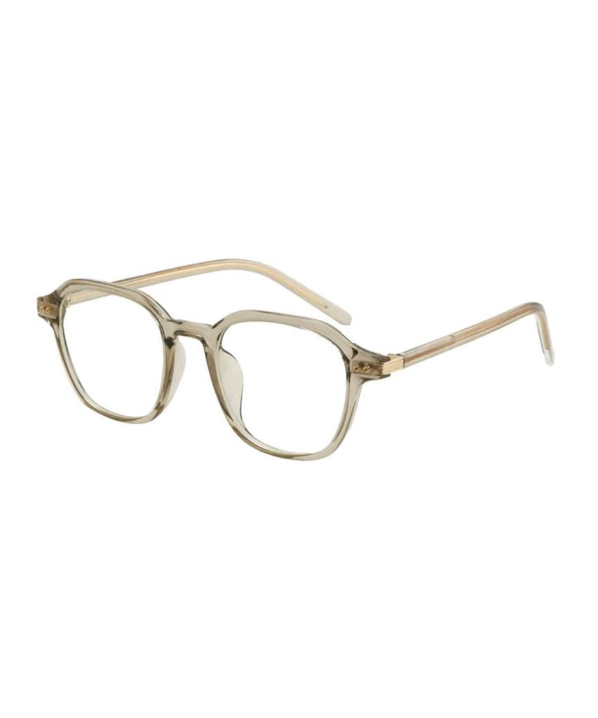 MAISON MASTER Harper Crystal Khaki Glasses