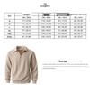 European Jacquard Knit Half-Zip Hoodie for Men - Autumn/Winter Casual Sportswear