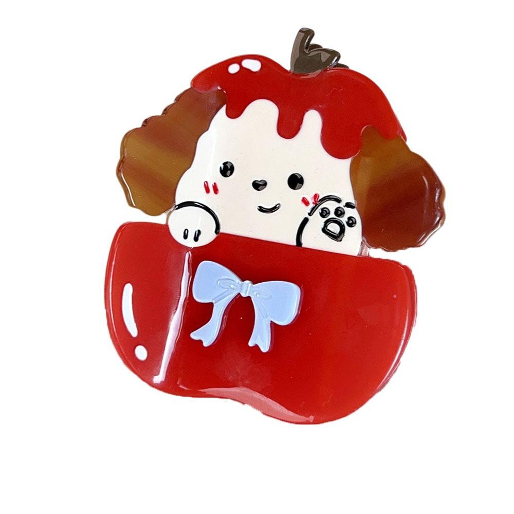 Sweet Puppy Cartoon Shark Clip Large Headdress Acetic Acid Hair Claw Hair Accessories Crab Clip Hair Clip Daily