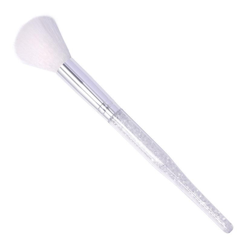 Crystal Long Handle Nail Brushes Nails Makeup Brushes Remove Dust Powder Manicure Brush Nail Art