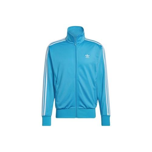 adidas Originals Three-Stripes Solid Color Logo Sports Jacket for Men, Blue M