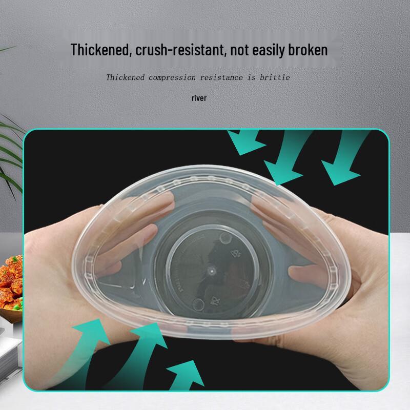 Jumeiheking Disposable Transparent Soup Cup