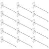 30pcs Supermarket Hook Iron Grid Shelf Hook Jewelry Display Shelf Hook 3.5mm Thickness20cm / 7.9in