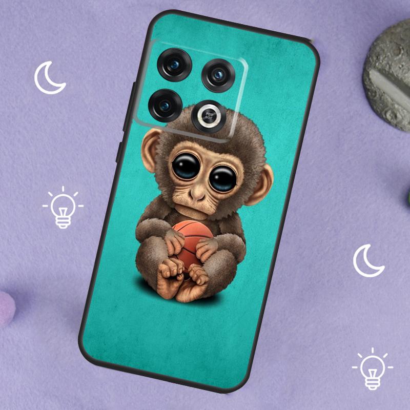 Monkey Gorilla Ape Baby For OnePlus Nord 5 CE 2 3 4 Lite N20 N30 Case For OnePlus 15 13 12 11 10 13T 10T 10R 12R 13R