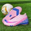Youth Football Shoes  New Anti Slip Lace Up Grass Wear Resistant Training Ankle Boots Man Comfort Professional Soccer Shoes