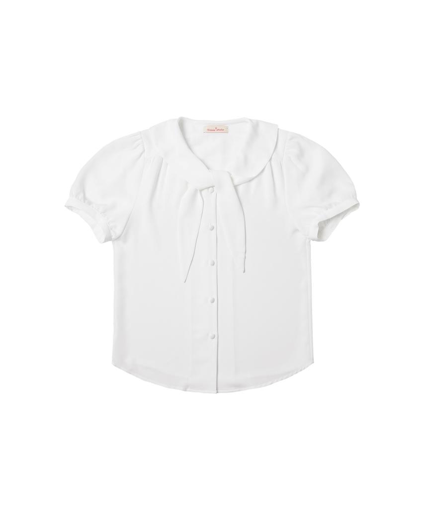 Banwonateullie A3535 Sailor Tie Blouse_White