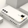 Custodia per Telefono Gatti nel Panico per Samsung Galaxy A37 A57 Copertura in Silicone Liquido