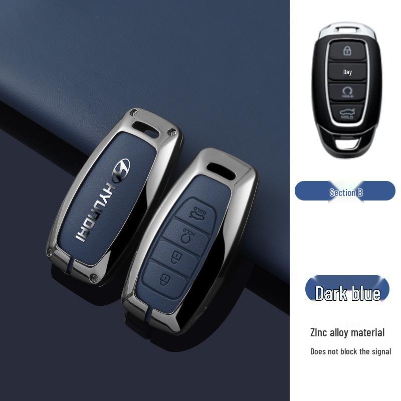 

Key Cover Compatible with Beijing Hyundai ix35, Elantra, Festa, Verna, ix25, Santa Fe - Premium Men s Bag Case Box Packaging