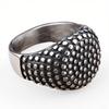 Ring Personalized Retro Round Spotted Ring, Titanium Steel Punk Locomotive Men'S Club Jewelry