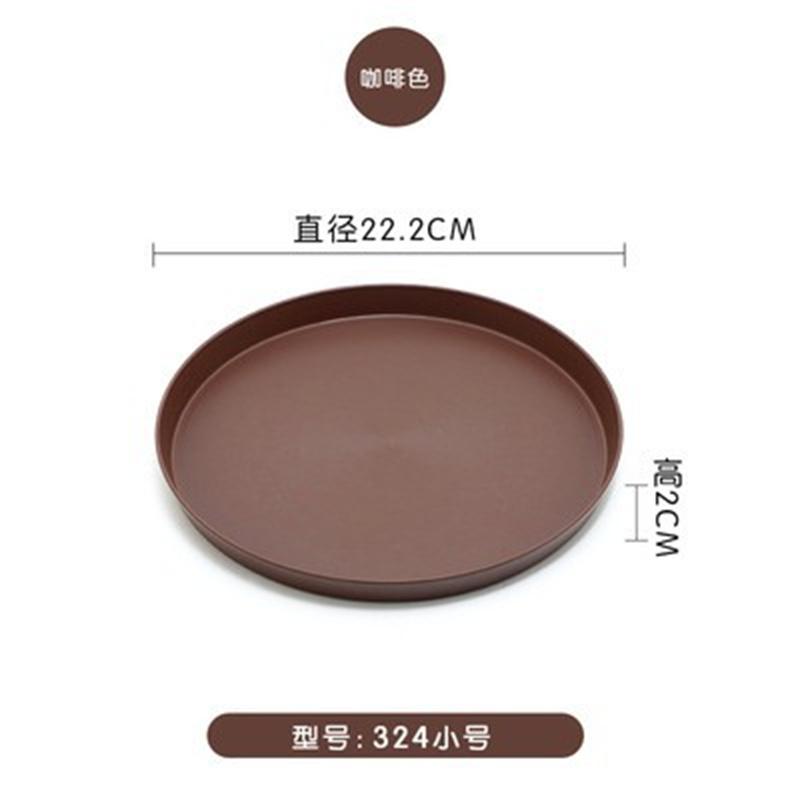 

Пластиковый круглый поднос в скандинавском стиле, утолщенная тарелка для хлеба, торта, бытовой антипригарный поднос для чая, многофункциональная кухонная тарелка для фруктов