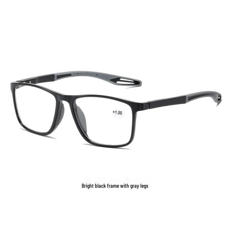 New Unisex Color-Changing TR90 Reading Glasses: Ultra-light, Anti-Slip, Anti-Blue Light, Indoor/Outdoor Sports Design.