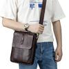 Men's Crocodile Print Single-shoulder Bag, Retro Genuine Leather Men's Crossbody Bag