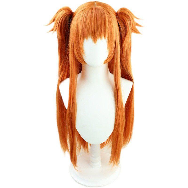 Asuka Eva Wig Cosplay Adult Anime Party Costume Accessory Halloween Con Comic