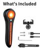 DARKBEAM Bicycle Tail Light Smart - USB-C Rechargeable with Brake/Light
