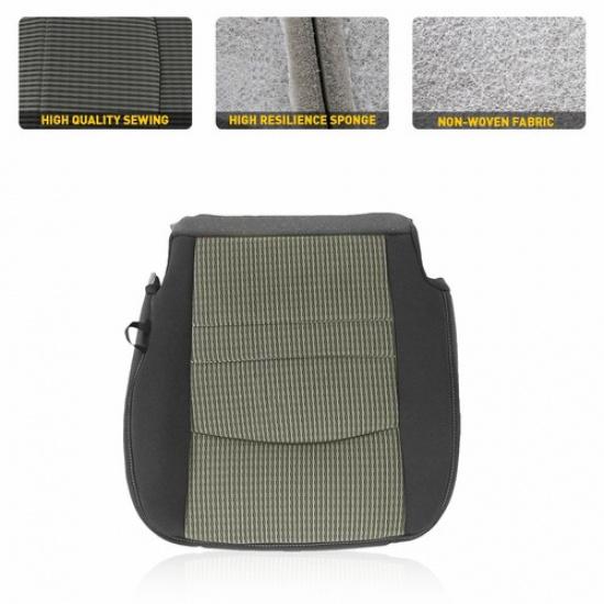 For 2009 2010 2011 2012 Dodge Ram 2500 1500 3500 Driver Bottom Cloth Seat Cover