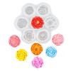3D Flower Silicone Mold for DIY Scented Candles, Cake Decorations, and Car Scents