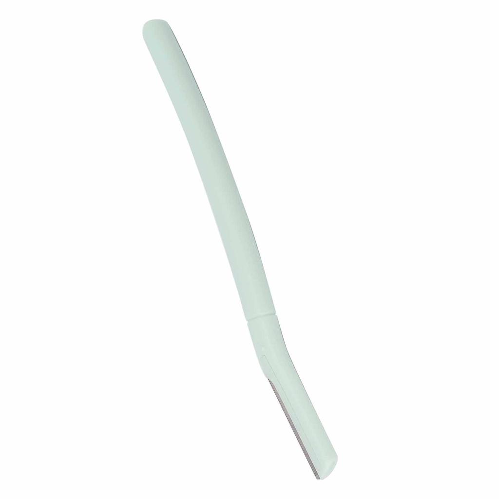 Zastřihovač obočí Nerezový Protiskluzový Zelený Holicí strojek na obočí s Bezpečnostním krytem pro úpravu obočí a holení obličeje