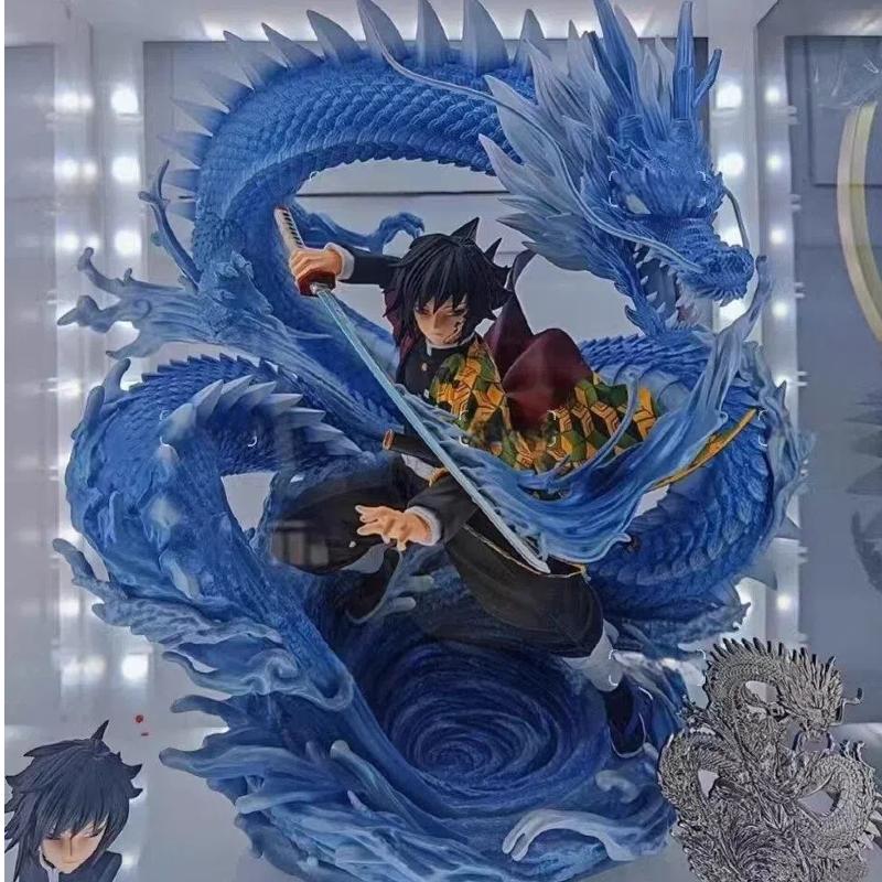 Demon-Slayer Anime Figure Ghost Destroyer Blade Big Figure Nine Styles In The Picture Tide Play Anime Ornament Birthday Gift