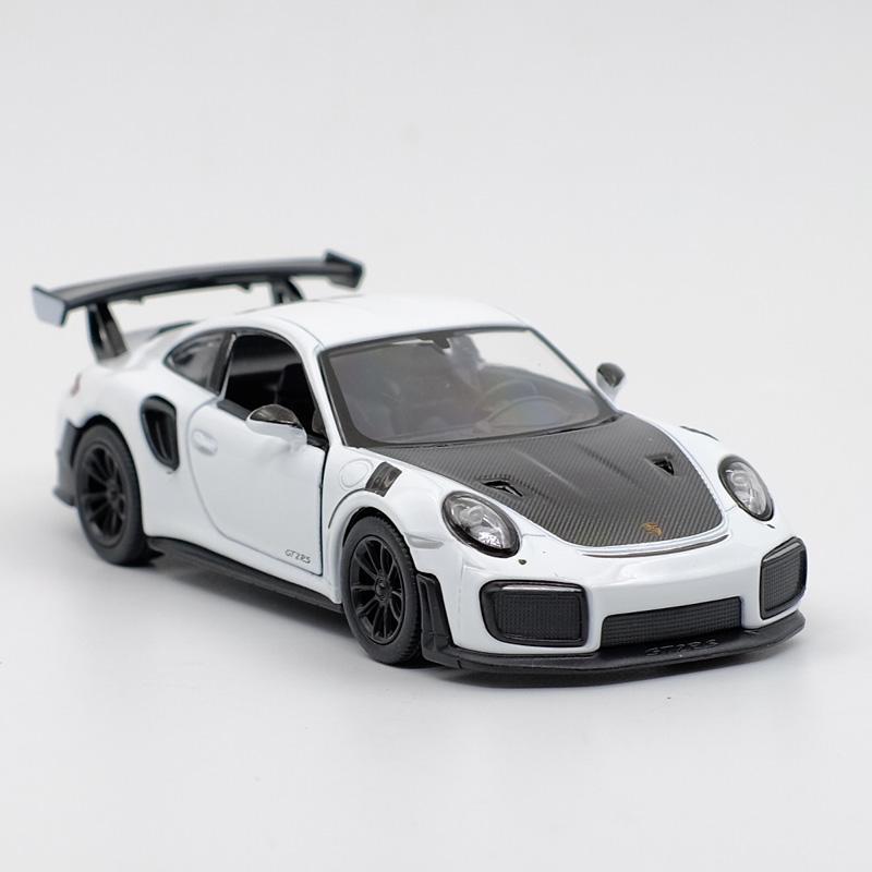 

kinsmart Porsche 911 GT2 RS Sport Car Alloy Diecast Car Model 1/36 Toy With Pull Back For Children Gifts Toy Collection