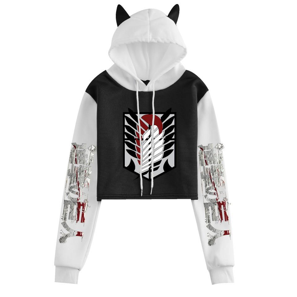 Attack on Titan Cross Logo Hoodie