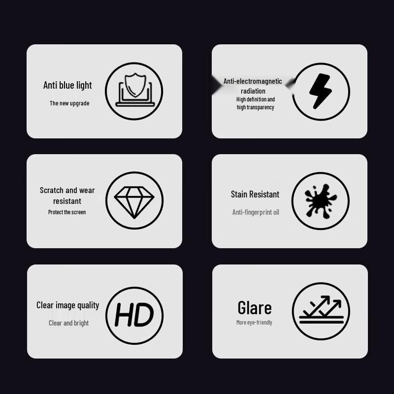 Beifang Anti-Blue Light & Anti-Glare Screen Protector