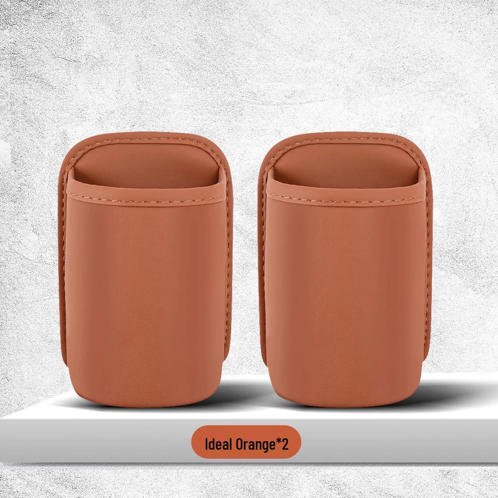 Car Door Side Storage Bag & Cup Holder with Trash Can and Phone Holder
