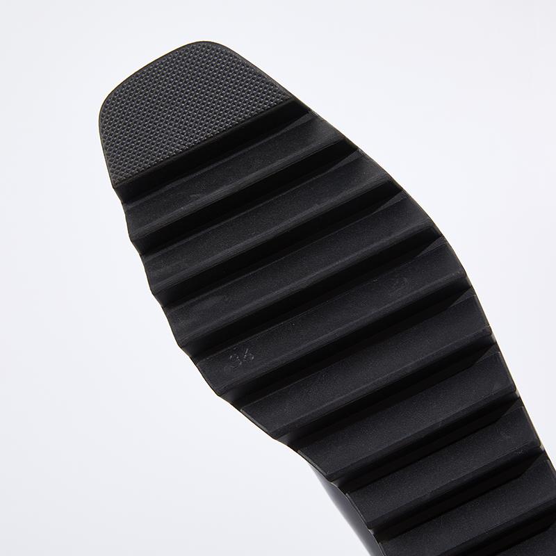 Fashion 8cm Chunky Platform Boots Womens High Heels Winter Warm Ankle Boots Casual Back Zipper Wedges Creepers Black Ladies Boots