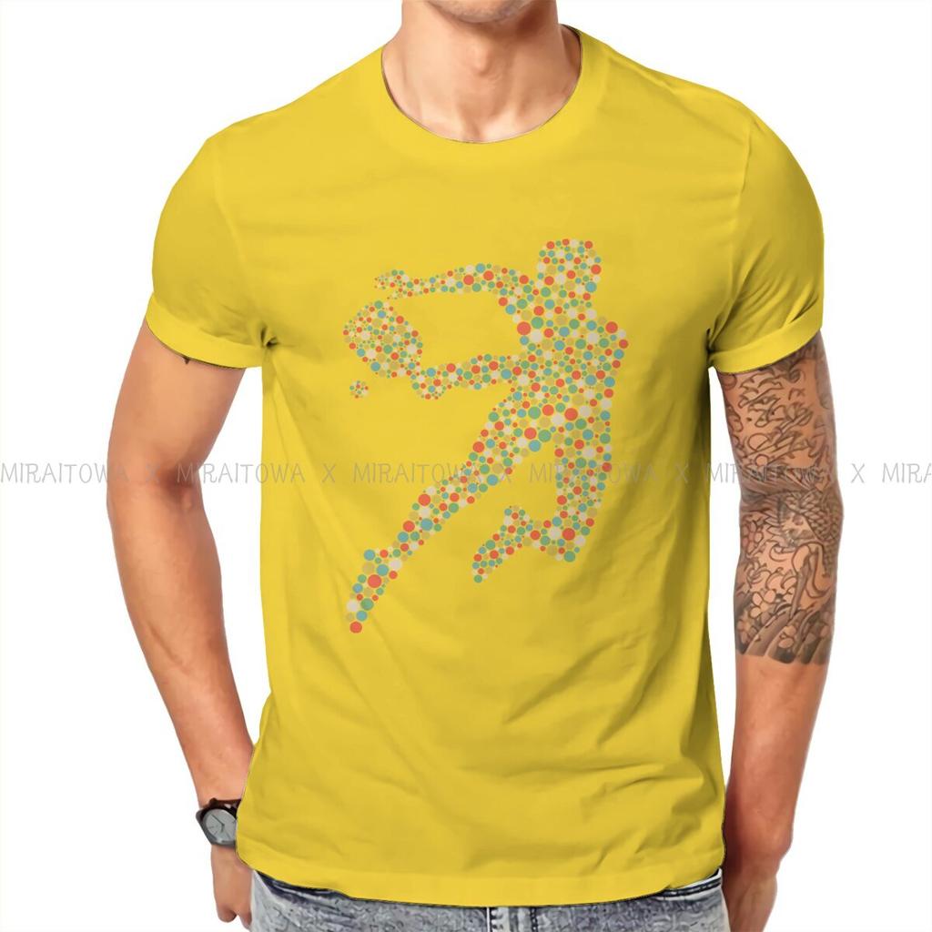 Pickleball Sport Kreatives T-Shirt für Männer Spieler Polka Dot Basic T-Shirt Personalisierbar Geburtstagsgeschenke Oberteile