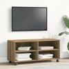 Moderner, Minimalistischer, Mobiler TV-Schrank, Offenes Aufbewahrungs-TV-Regal, Mobiler Beistelltisch, 90x35x35 Cm