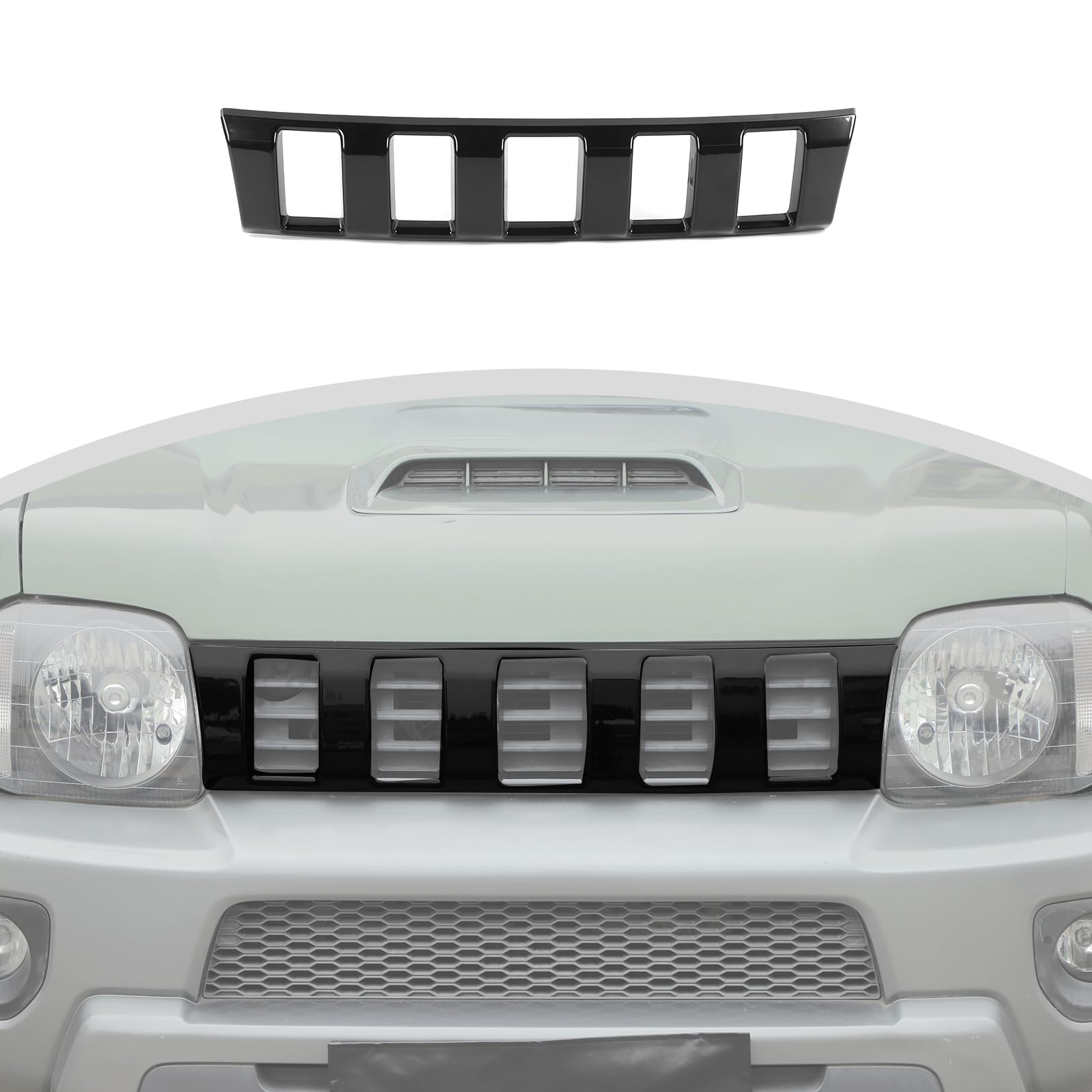 ANTC Черная решетка радиатора из сетки для Suzuki Jimny JB23, чёрный