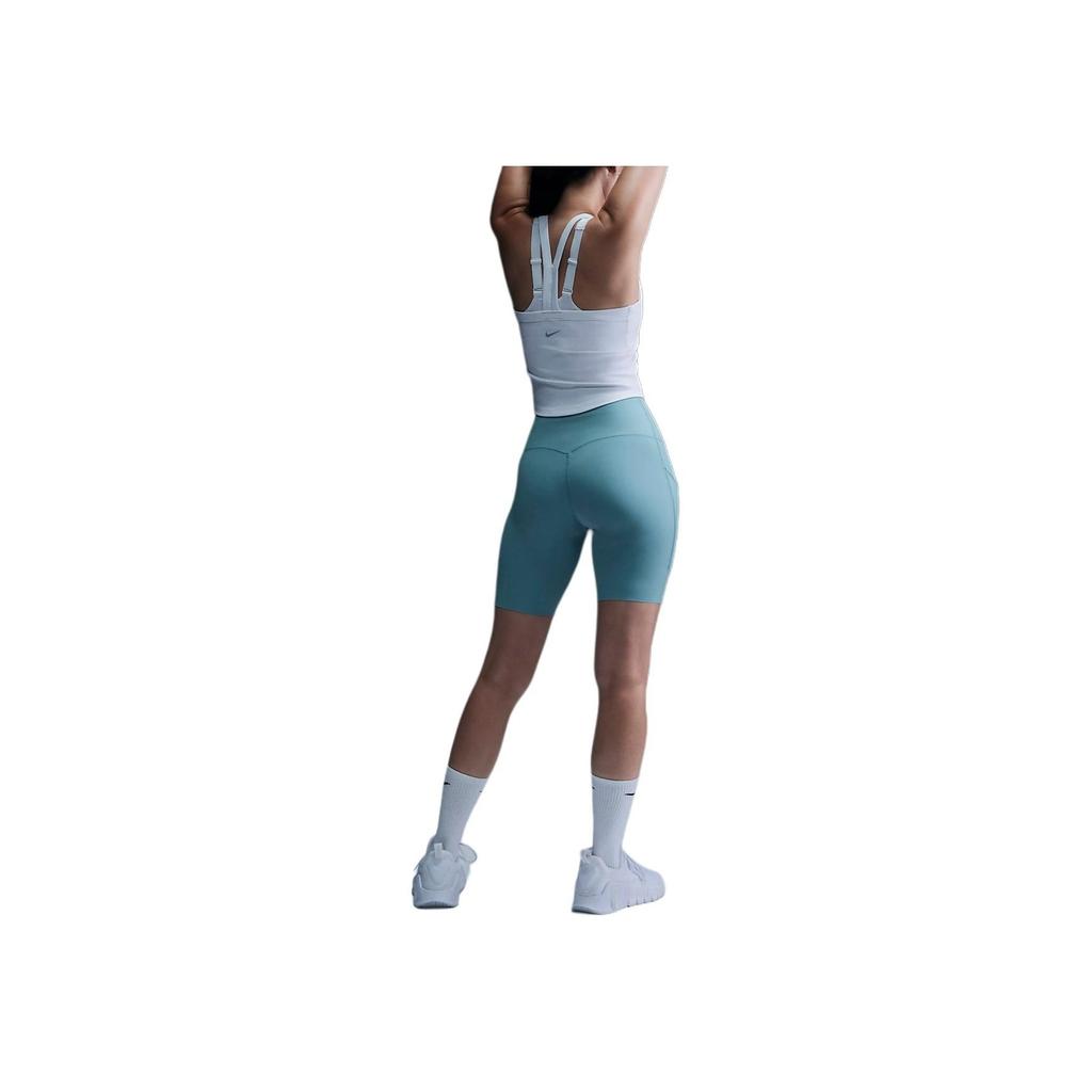 Nike Universal Breathable Quick-Dry High-Waisted Pocket Cycling Pants Women pants Denim-Blue Green DQ5995-464