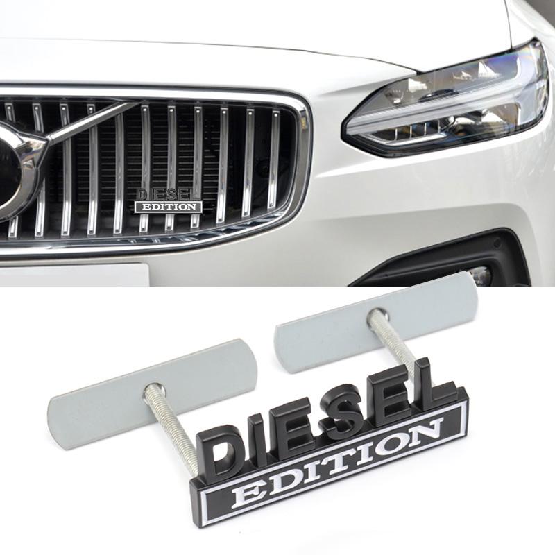 Diesel Logo Edition Emblem Badge Front Hood Grille Car Sticker for Jeep Compass Renegade Ford RS200 F150 F250 F350 Silverado RAM AF3