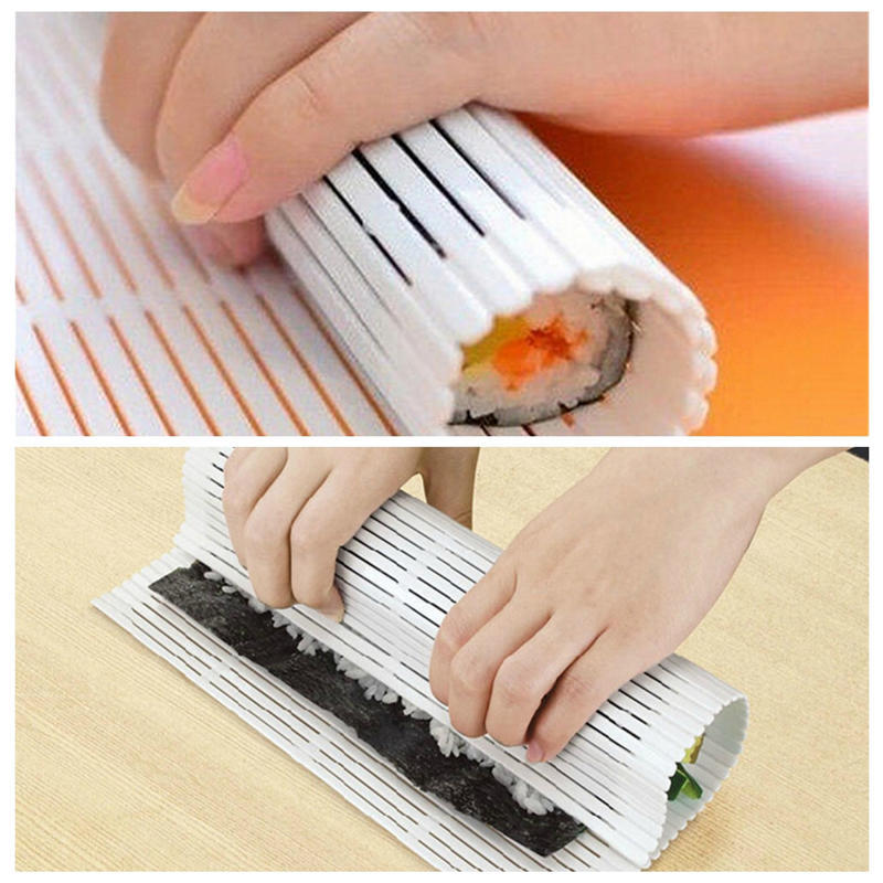Practical Sushi Rolling Roller Plastic Material Mat Maker Kitchen Diy