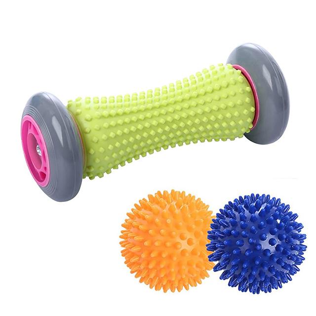 Foot Massage Roller Spiky Ball Foot Pain Relief Massager Relieve Plantar Fasciitis Heel Foot Arch Pain Relax Shoulder Leg Back