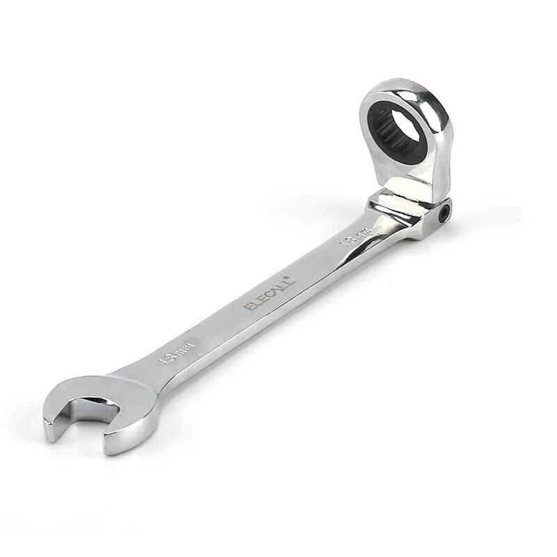 ELECALL Swivel Head Ratchet & Dual-Purpose Open-End Wrench