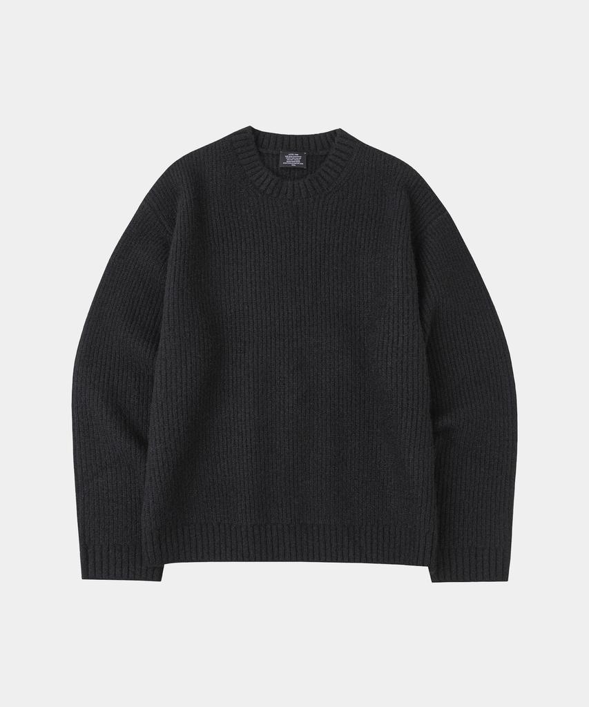 LETTERCOMO Heavy Rush Wool Round Knit 6 Colors